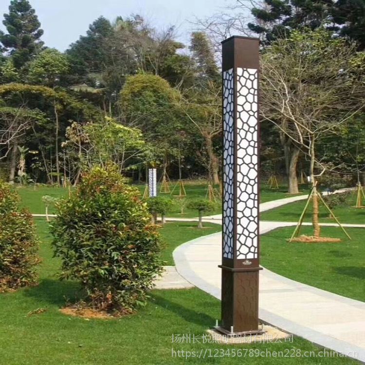中式方形立柱景觀燈3米3.5米4米LED防水景觀庭院燈江蘇廠家長悅照明直銷