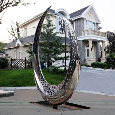 不銹鋼雕塑抽象設(shè)計(jì) 藝術(shù)創(chuàng)意景觀雕塑 澤業(yè)雕塑廠家 商場(chǎng)景觀雕塑